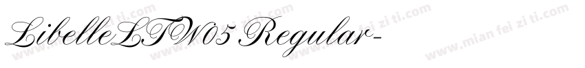 LibelleLTW05 Regular字体转换